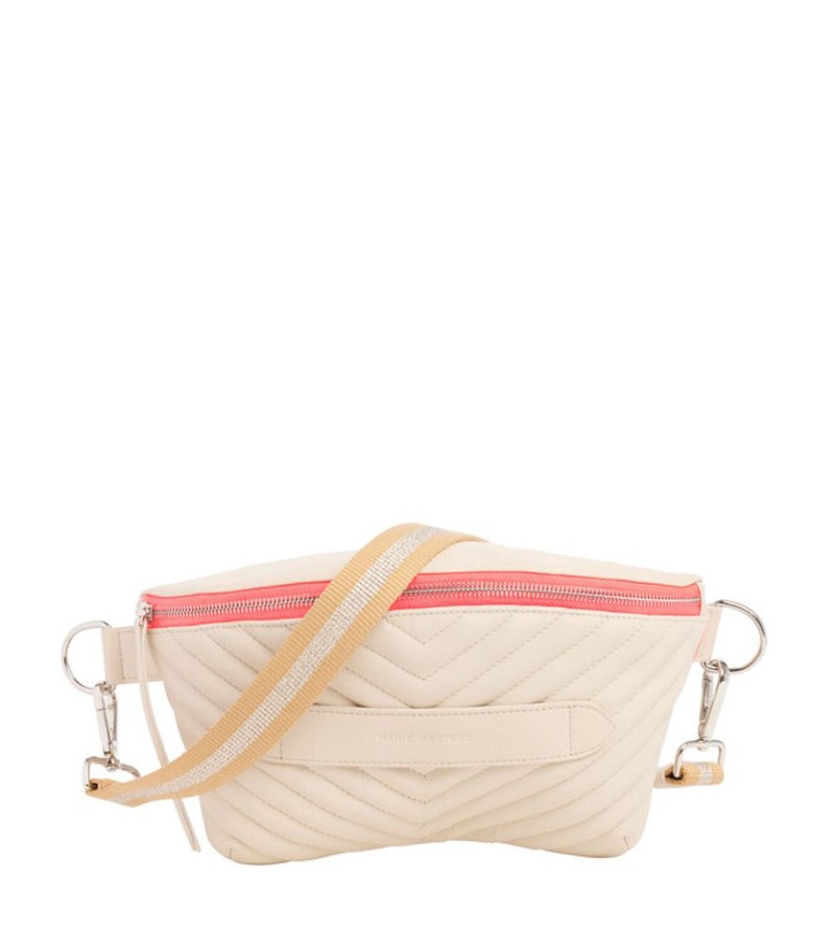 Handtassen Marie Martens | Marie Martens Handtas Neufmille Quilted Cream