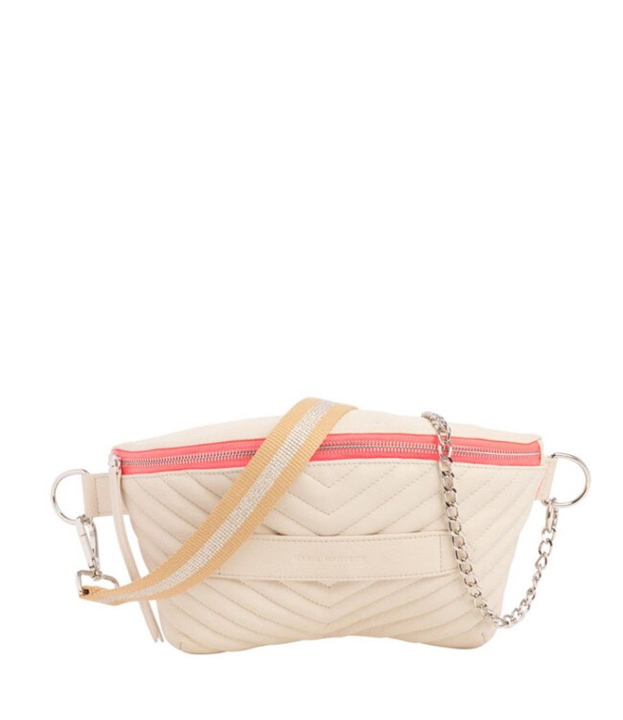 Handtassen Marie Martens | Marie Martens Handtas Neufmille Quilted Cream