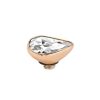 Juwelen MelanO | Melano Twisted Cz Setting Pear Rg, Crystal