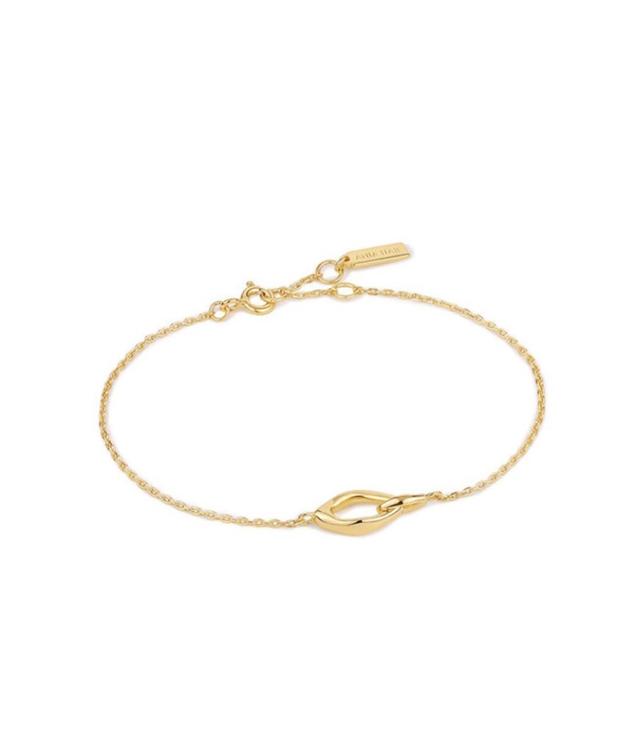 Juwelen Ania Haie | Ania Haie Armband Wave Link Gold