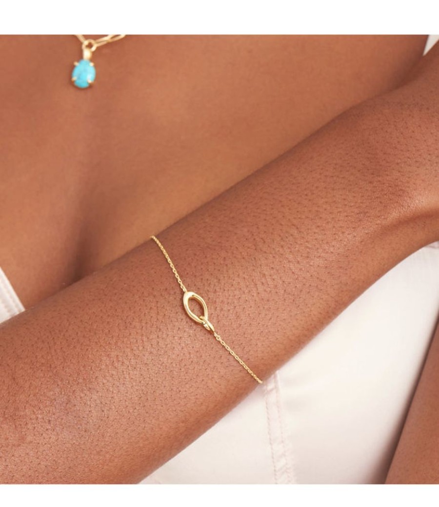 Juwelen Ania Haie | Ania Haie Armband Wave Link Gold