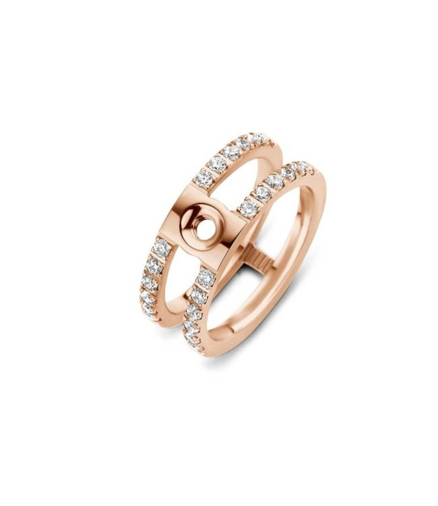 Juwelen MelanO | Melano Twisted Trista Cz Ring