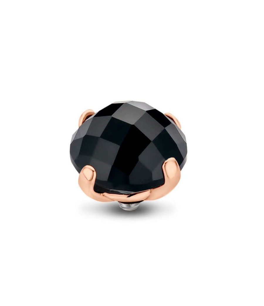 Juwelen MelanO | Melano Tw Facet Bold 12Mm Jet Black