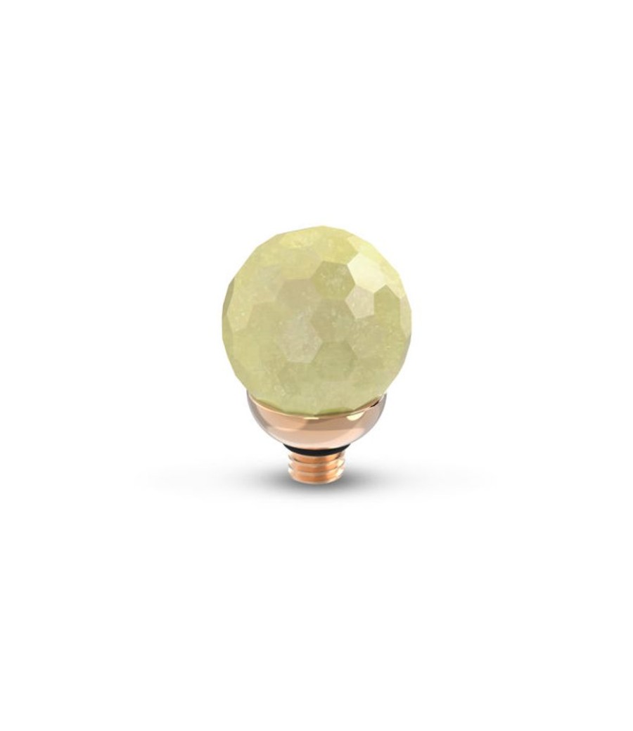 Juwelen MelanO | Melano Tw Gem Facet Ball Honey Jade