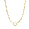 Juwelen Ania Haie | Ania Haie Halsketting Charm Gold Link Chain Connector