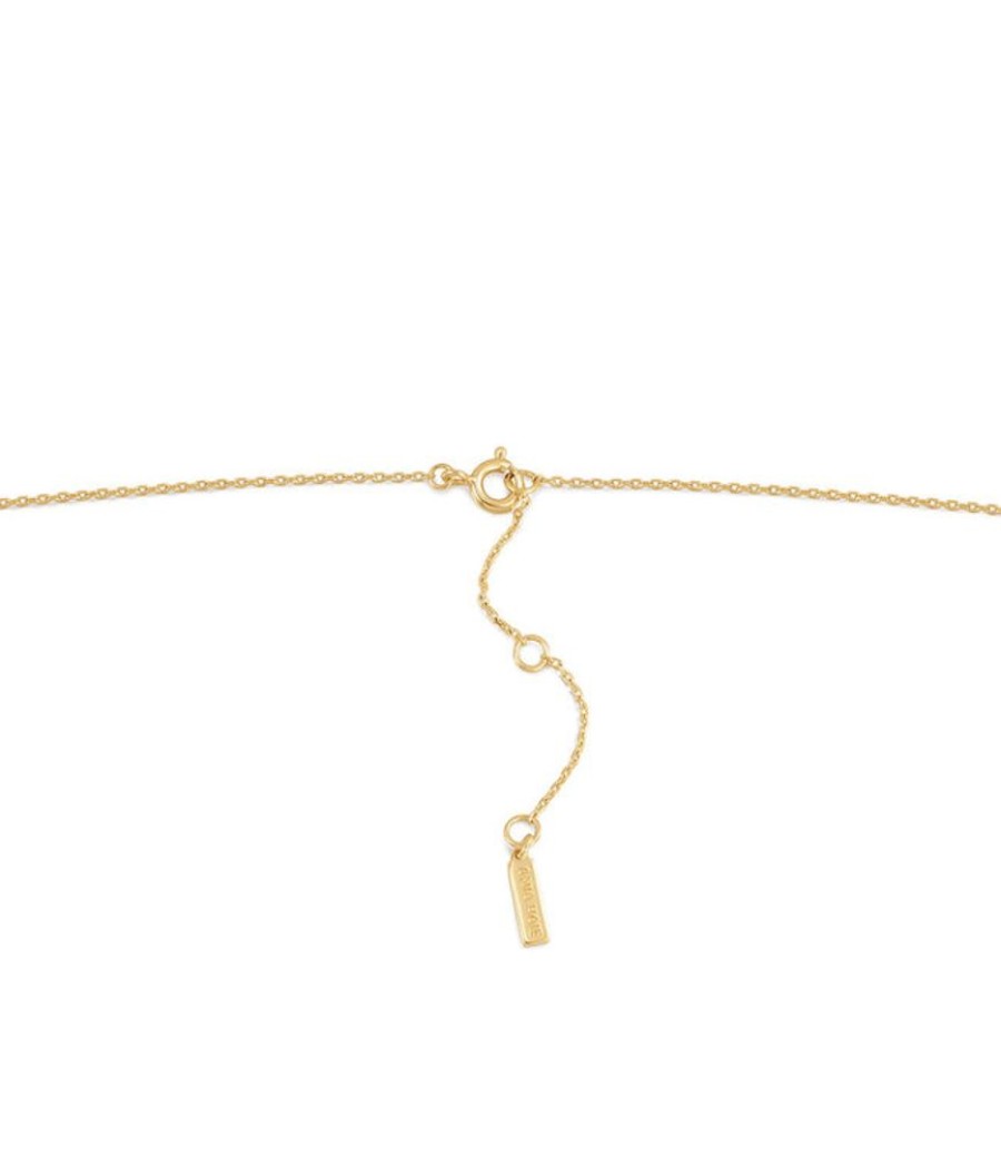 Juwelen Ania Haie | Ania Haie Halsketting Charm Gold Mini Link Chain