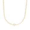 Juwelen Ania Haie | Ania Haie Halsketting Gold Pearl Sparkle Chunky Chain