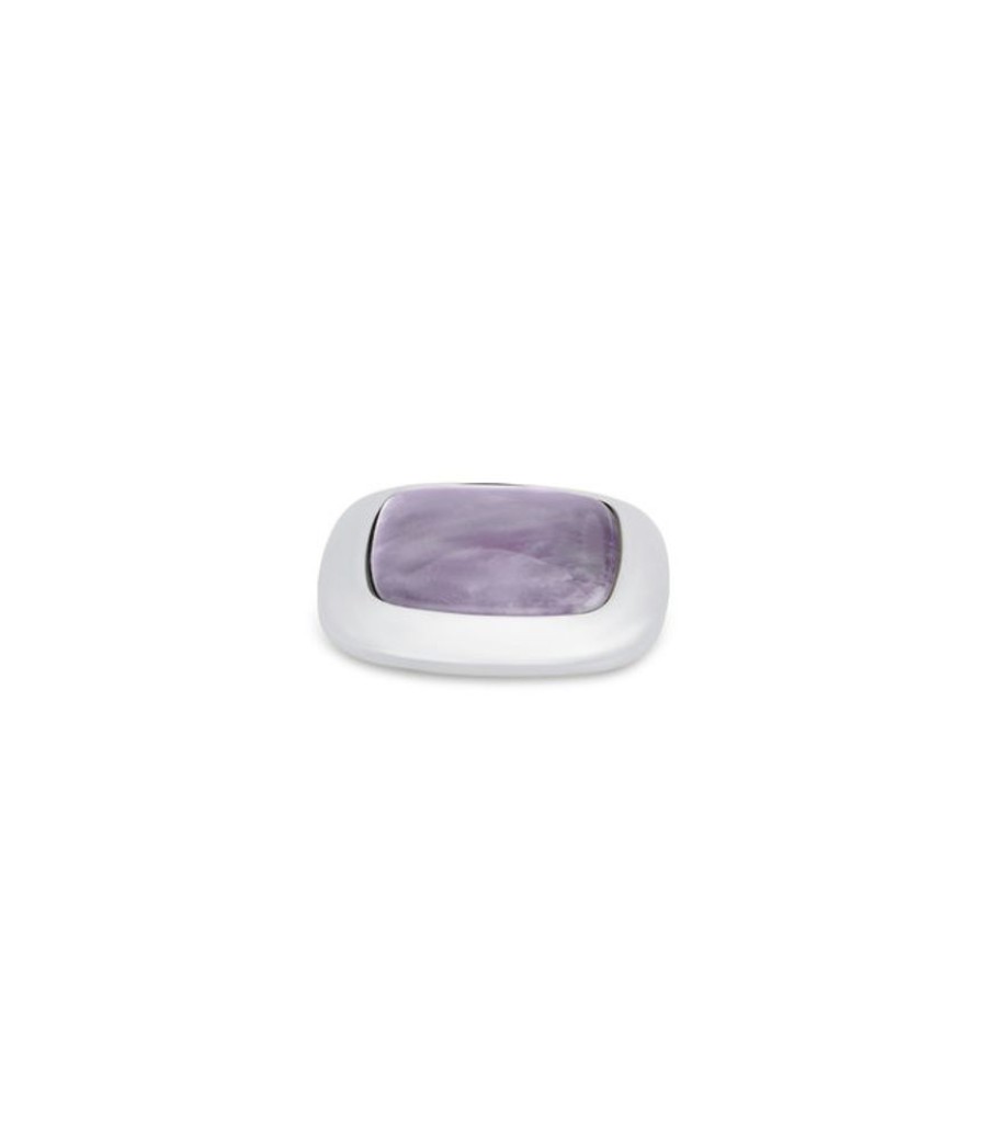 Juwelen MelanO | Melano Ko Gem Square S Amethyst