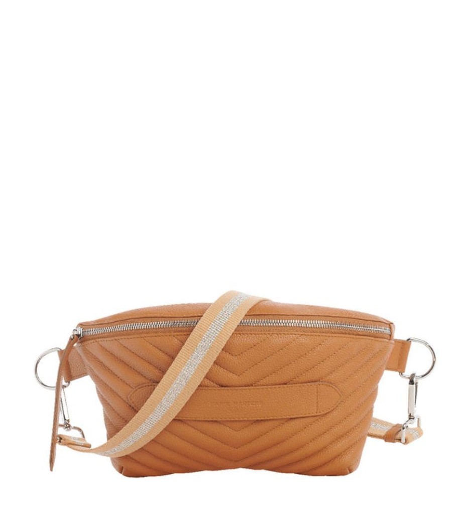 Handtassen Marie Martens | Marie Martens Handtas Neufmille Quilted Camel