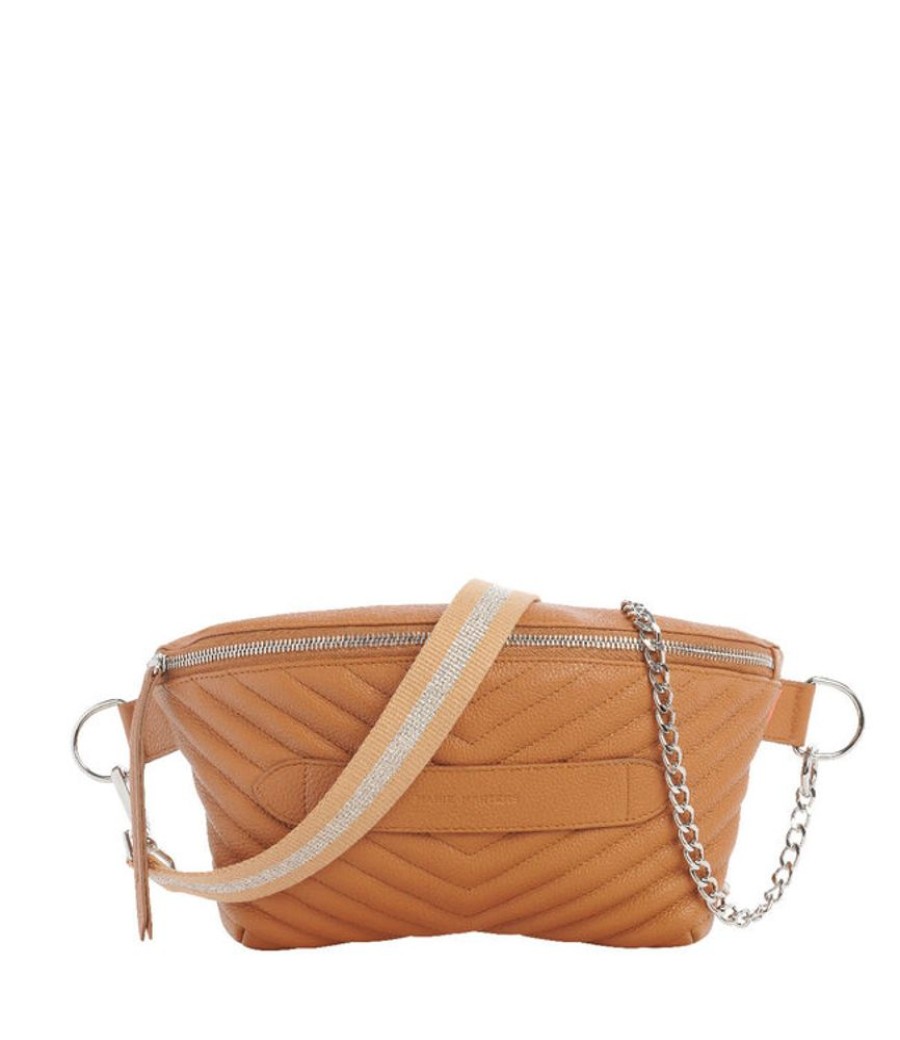 Handtassen Marie Martens | Marie Martens Handtas Neufmille Quilted Camel