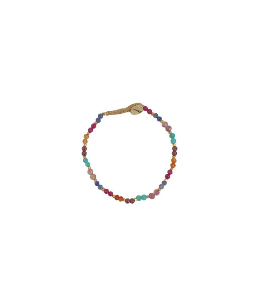 Juwelen Ibu Jewels | Ibu Jewels Armband Lulu Stone Dot Bright