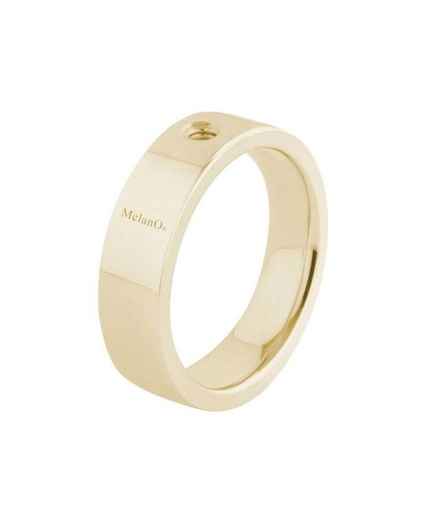 Juwelen MelanO | Melano Twisted Ring Tatum, Gold Plated, Breed