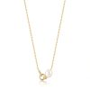 Juwelen Ania Haie | Ania Haie Halsketting Gold Pearl Link Chain