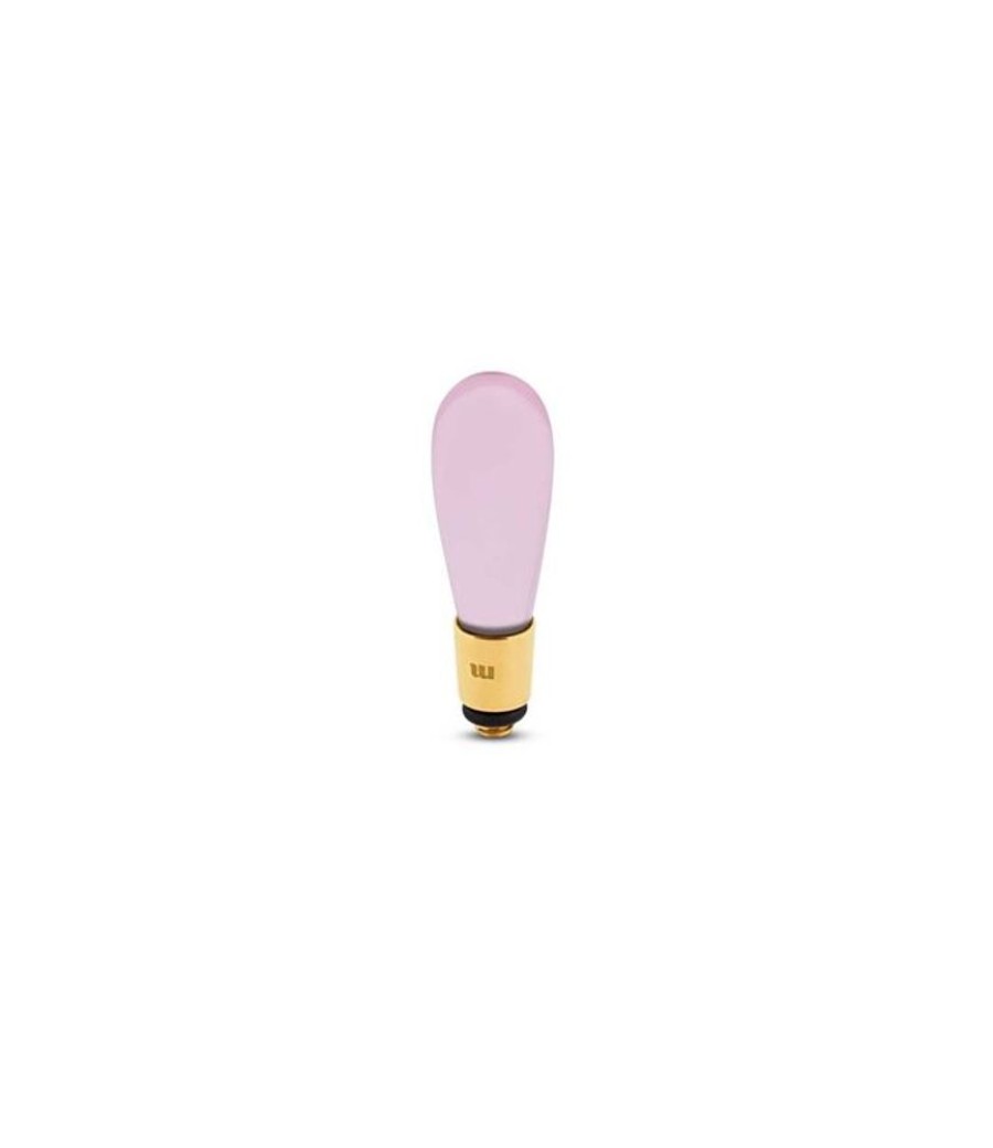 Juwelen MelanO | Melano Tw Glass Drop Milk Pink